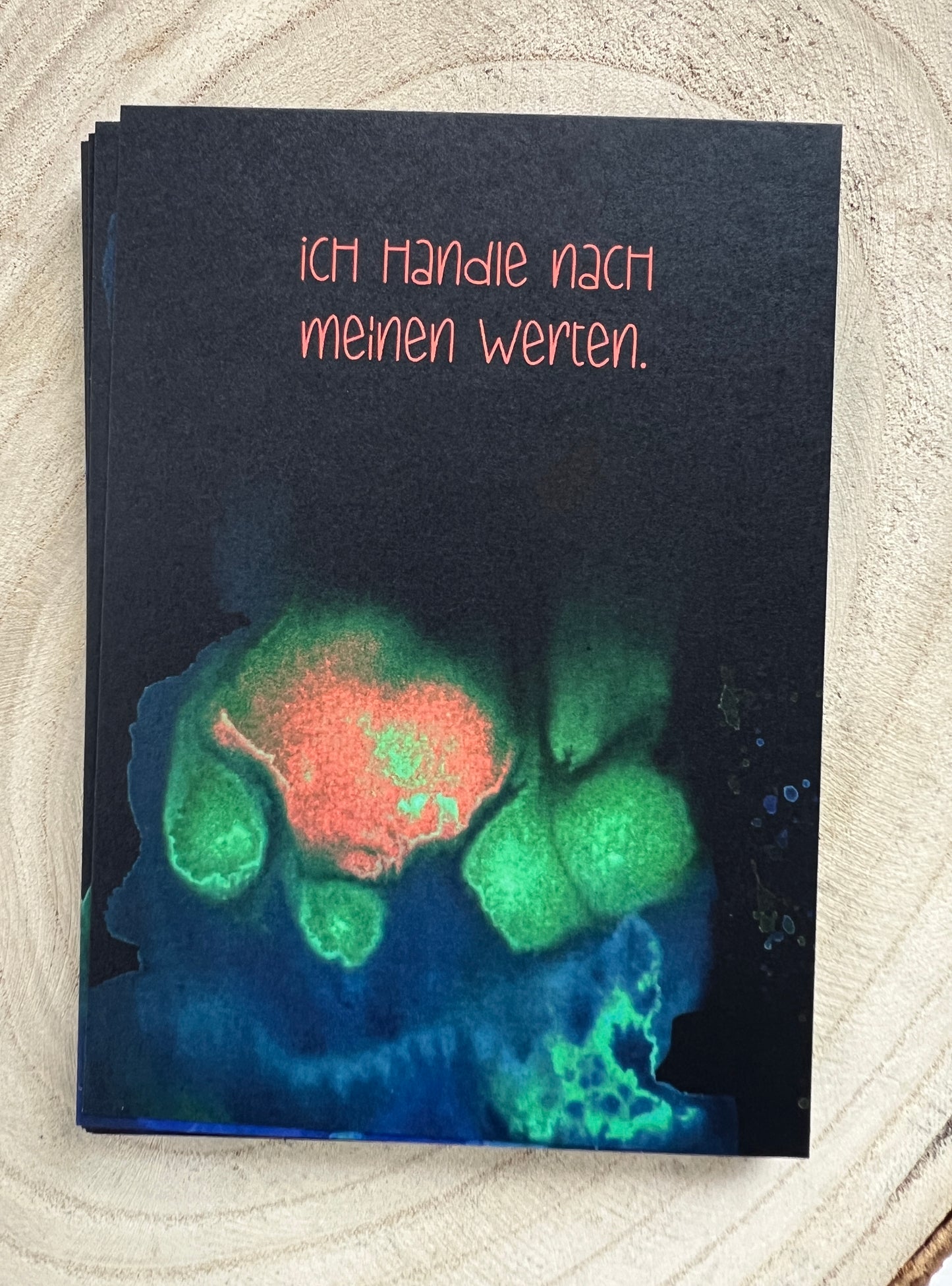 Bunte Affirmationskarten für Selbstliebe und Motivation