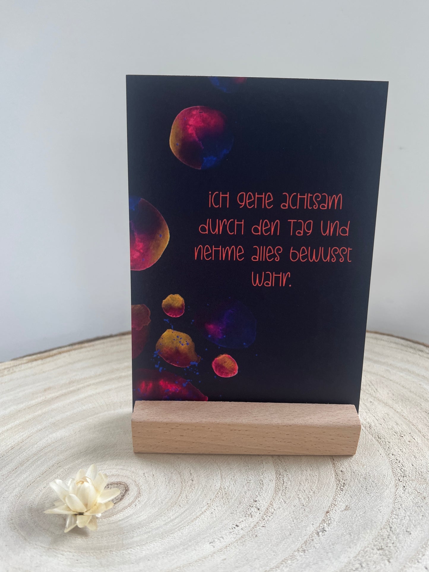 Bunte Affirmationskarten für Selbstliebe und Motivation